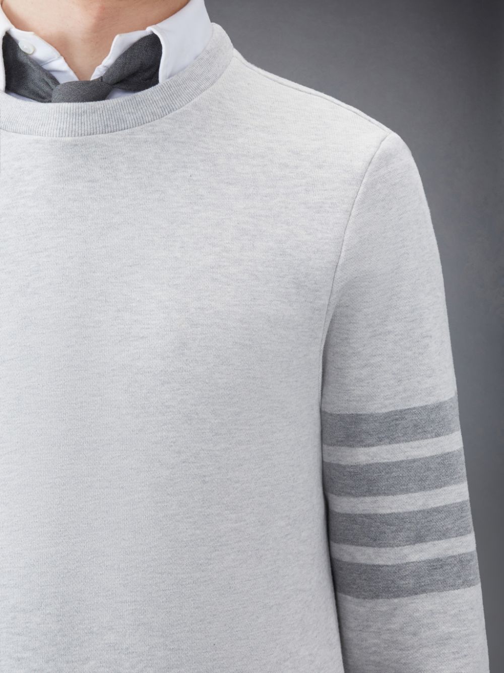 Thom Browne Classic Loopback 4-Bar Men Sweatshirts Grey | QWG24O18645