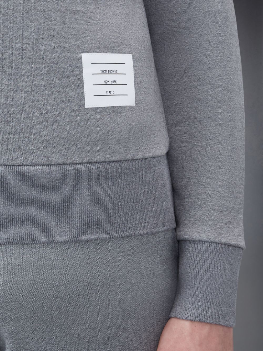 Thom Browne Classic Loopback 4-Bar Relaxed Men Sweatshirts Grey | GVZ79H59155