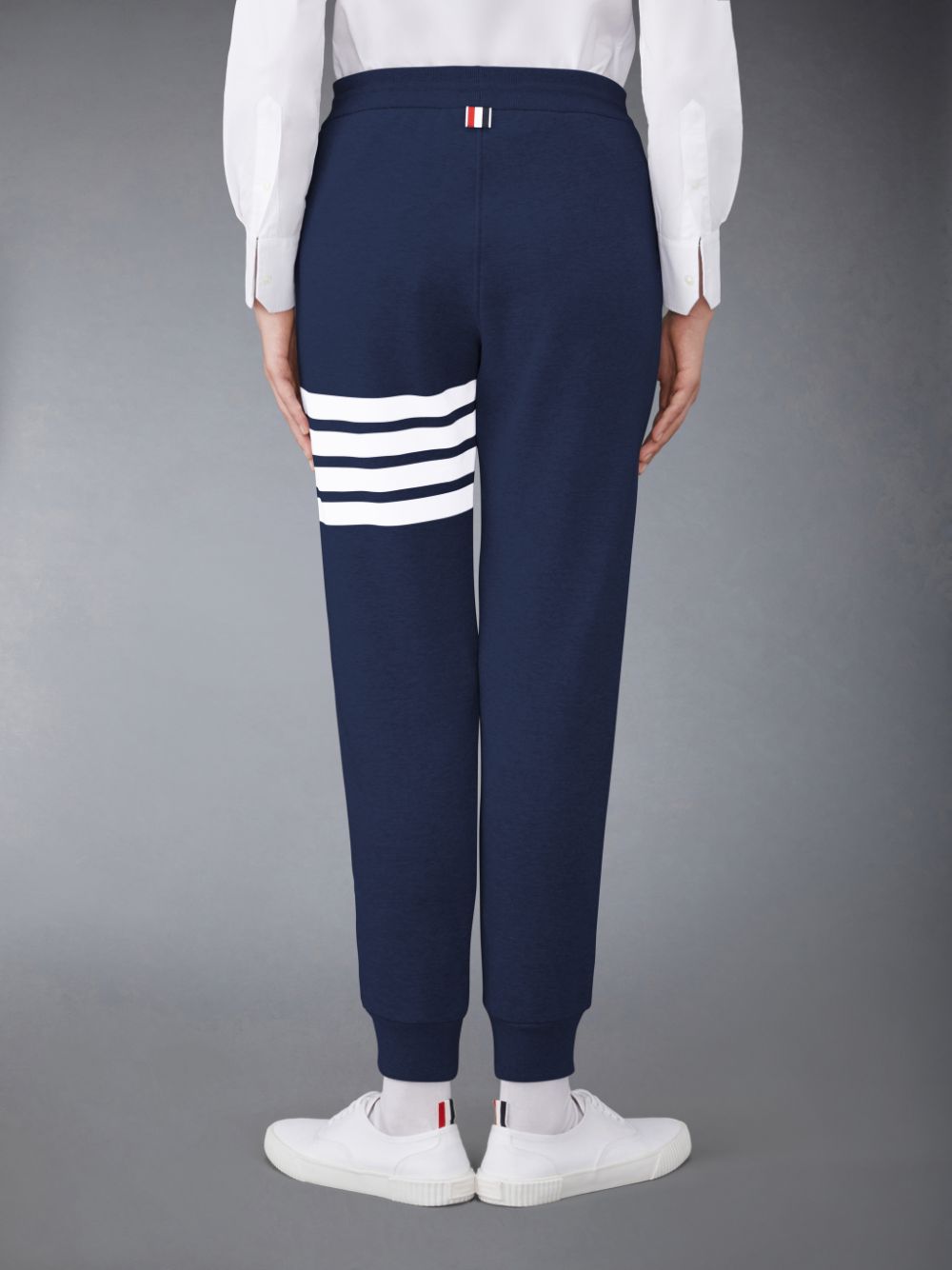 Thom Browne Classic Loopback 4-Bar Women Sweatpants Blue | IKB87B12367