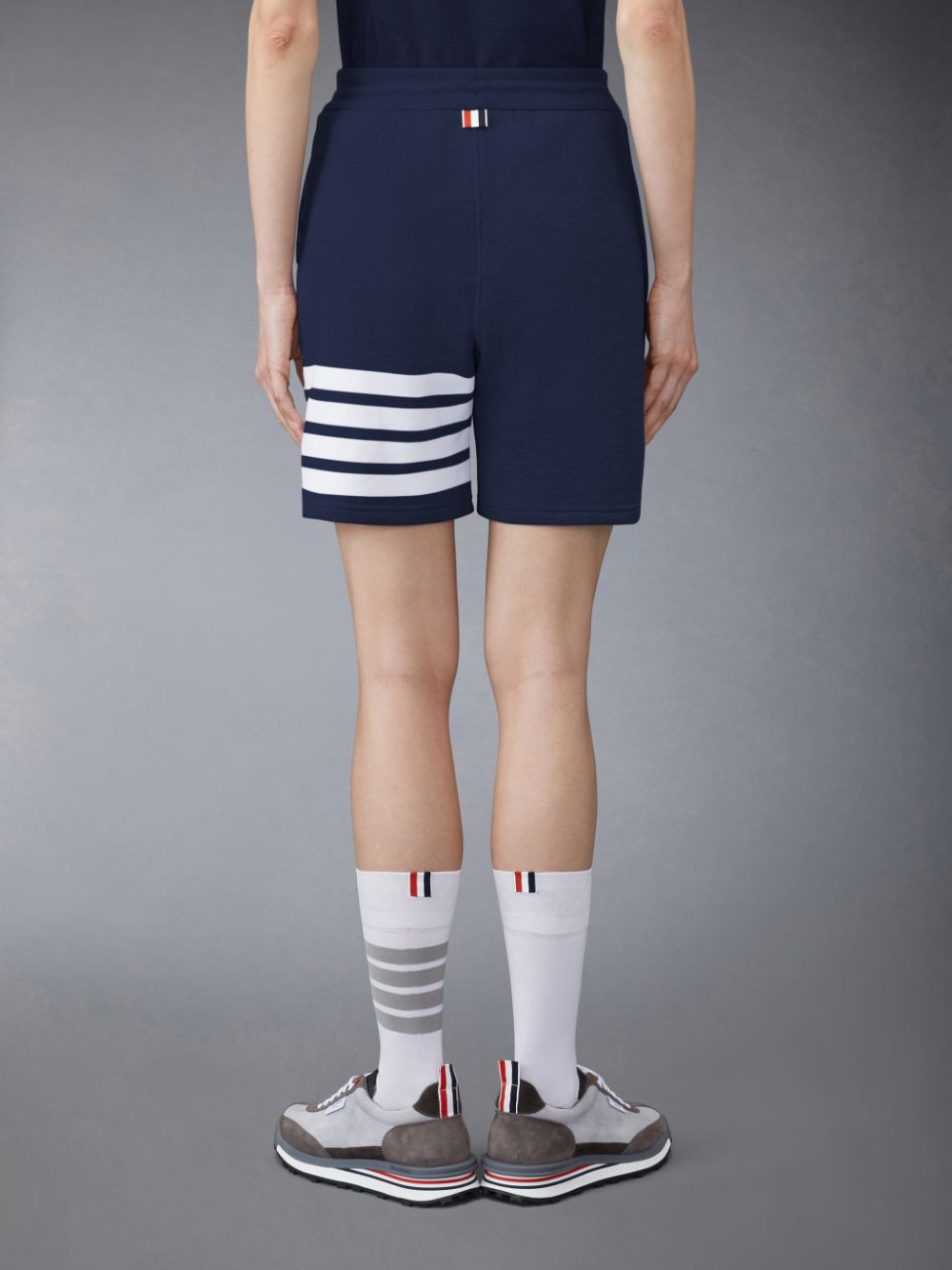 Thom Browne Classic Loopback 4-Bar Women Shorts Blue | TIP43B84038