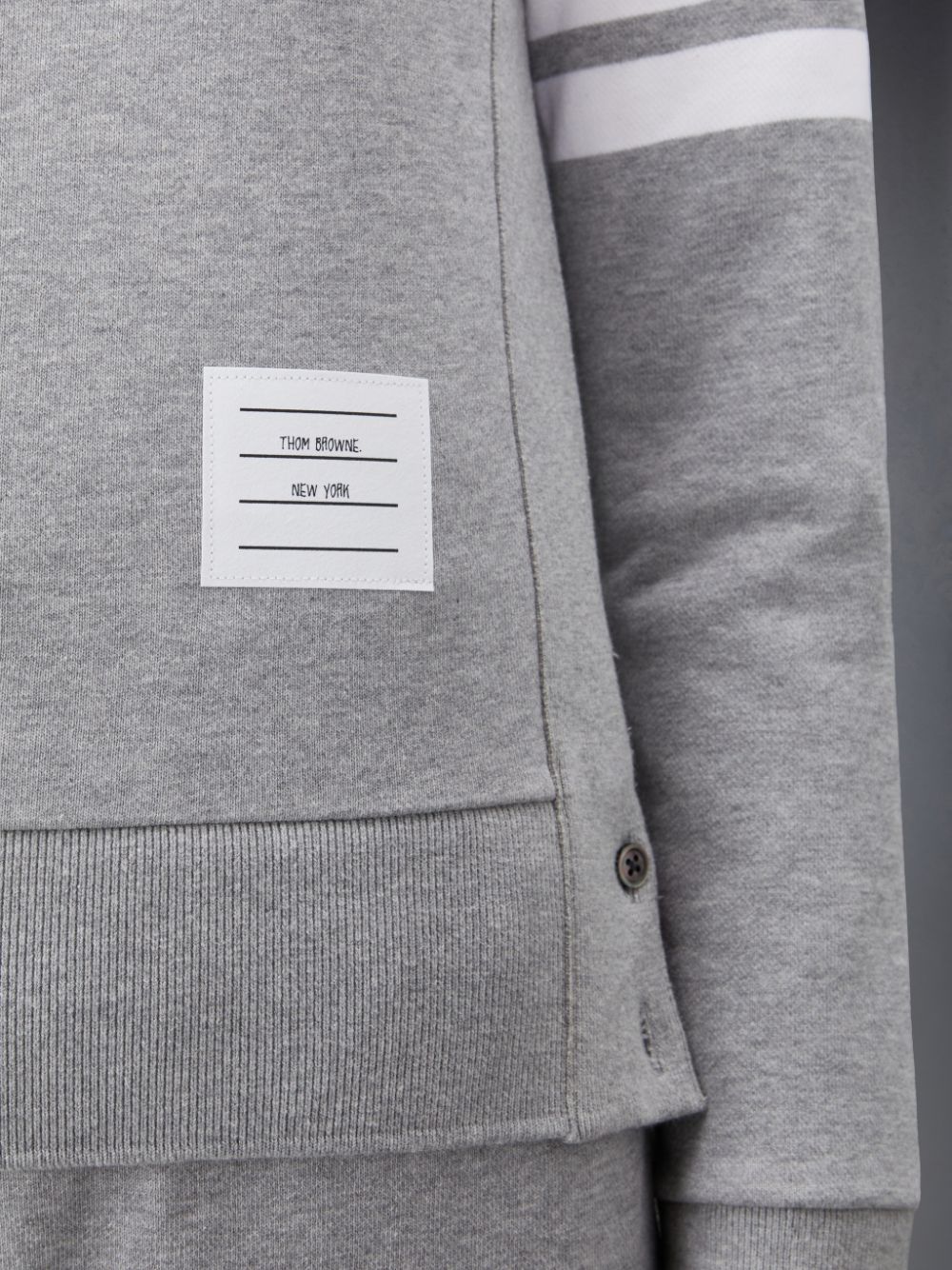 Thom Browne Classic Loopback 4-Bar Women Sweatshirts Grey | POQ69T94816