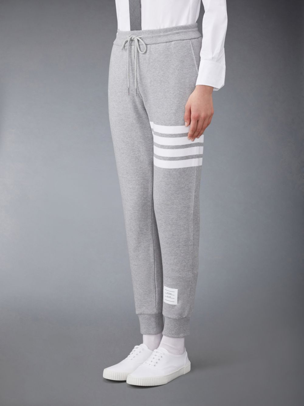 Thom Browne Classic Loopback 4-Bar Women Sweatpants Grey | GWX11L09965