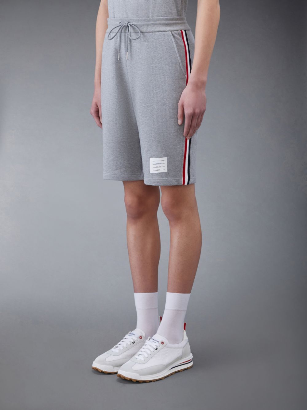 Thom Browne Classic Loopback Men Sweatshorts Grey | RTE64M71867