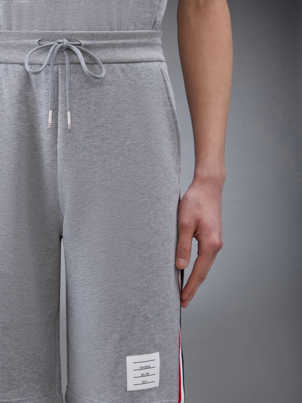 Thom Browne Classic Loopback Men Sweatshorts Grey | RTE64M71867