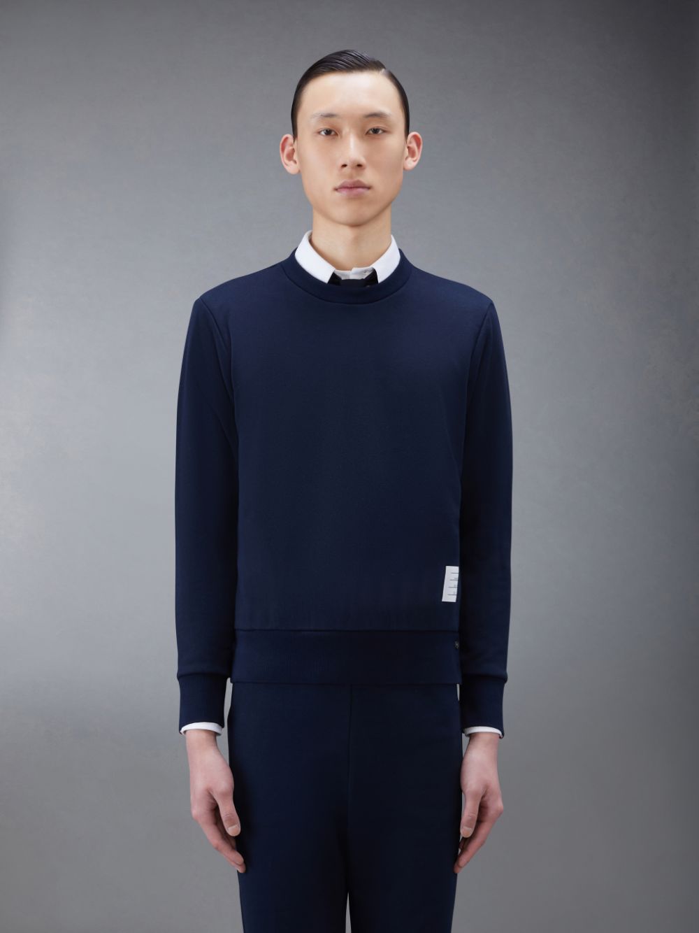 Thom Browne Classic Loopback Stripe Men Pullover Blue | XLQ71Y62312