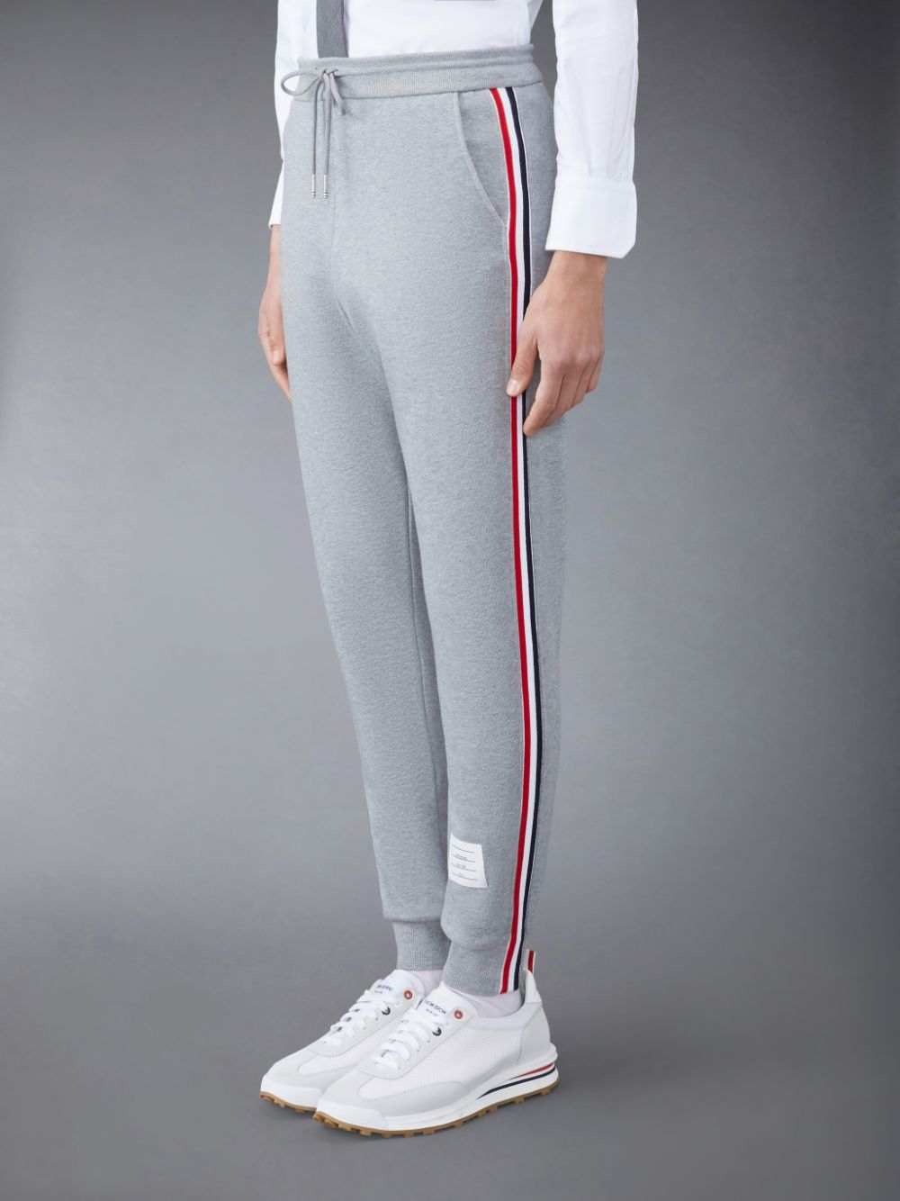 Thom Browne Classic Loopback Stripe Men Sweatpants Grey | UAU40P70955