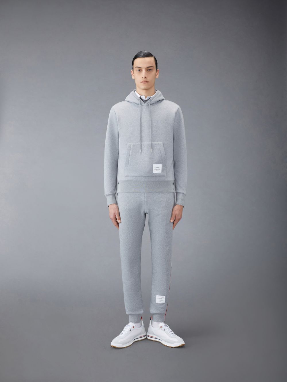 Thom Browne Classic Loopback Stripe Men Sweatpants Grey | UAU40P70955