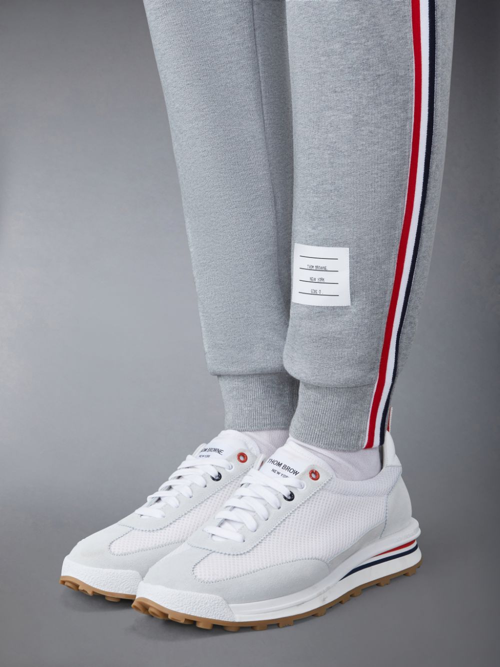 Thom Browne Classic Loopback Stripe Men Sweatpants Grey | UAU40P70955