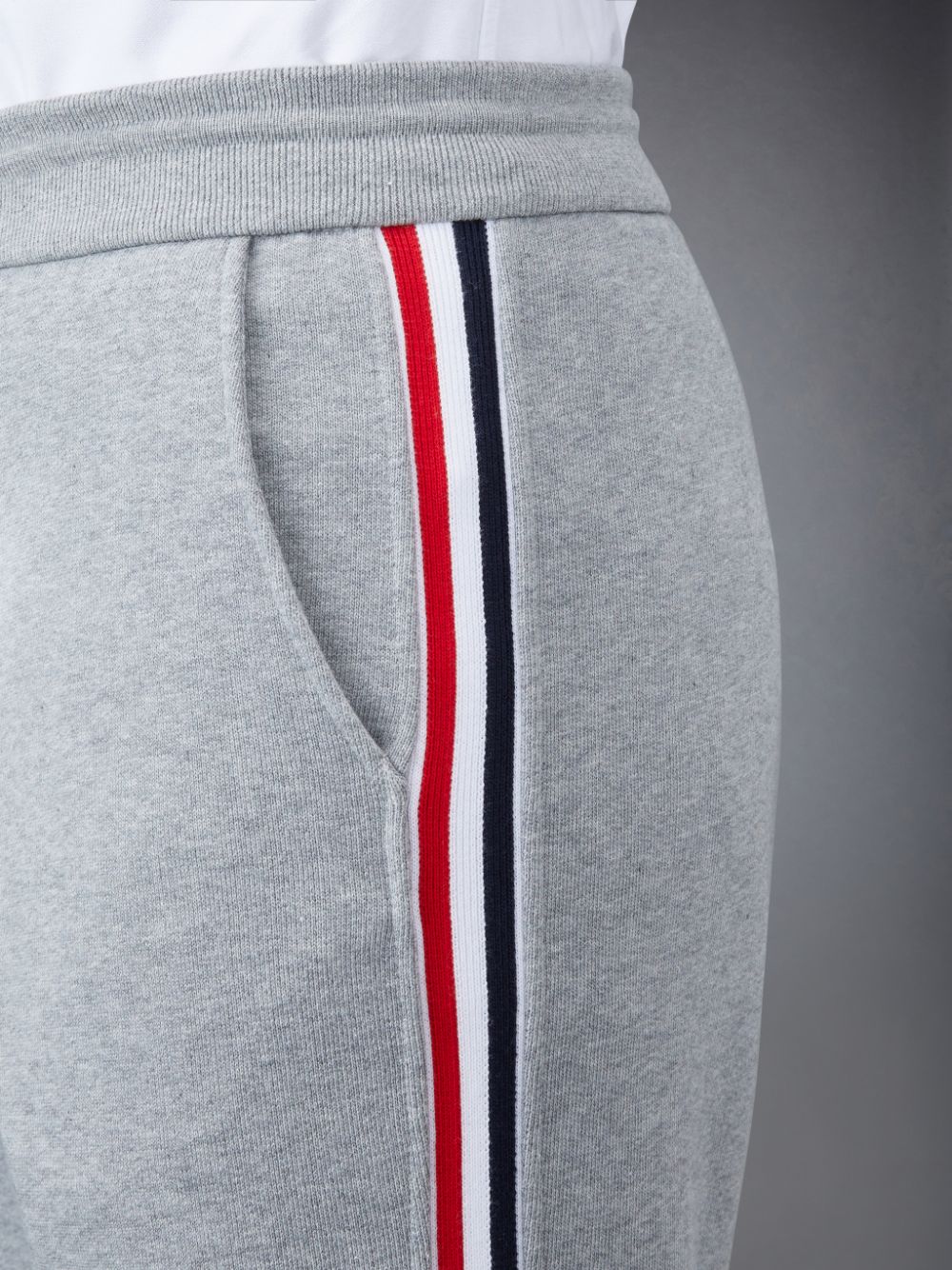 Thom Browne Classic Loopback Stripe Men Sweatpants Grey | UAU40P70955