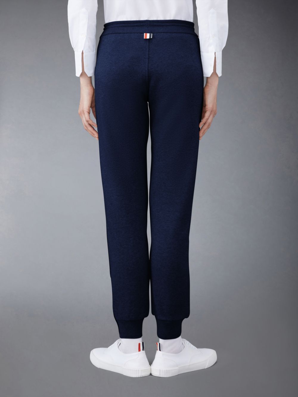 Thom Browne Classic Loopback Stripe Women Sweatpants Blue | EUC60L86795