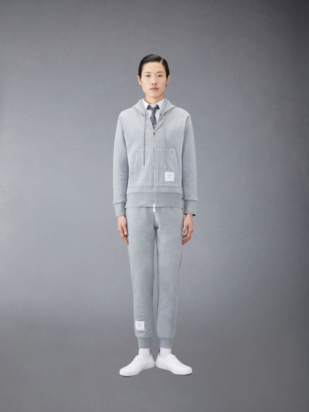 Thom Browne Classic Loopback Stripe Women Sweatpants Grey | RAD99N66800