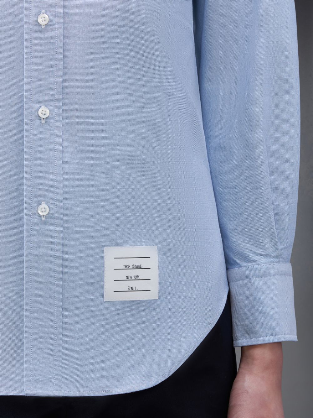 Thom Browne Classic Oxford Button-Down Men Shirts Blue | QCN56S29351