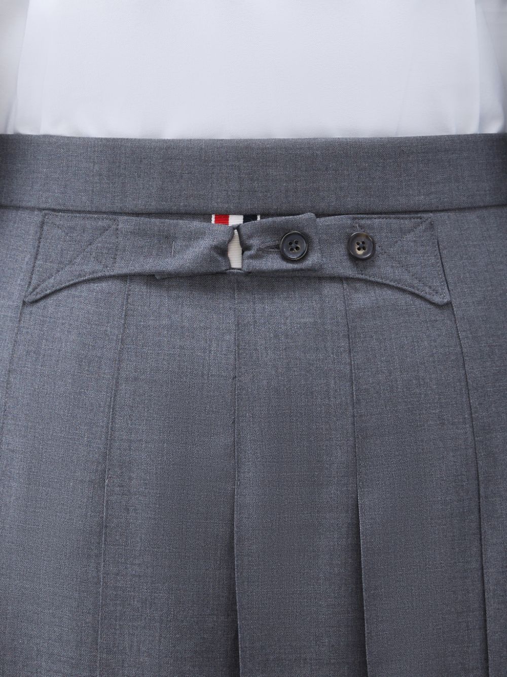 Thom Browne Classic Twill Pleated Men Skirts Grey | QGL05O02053