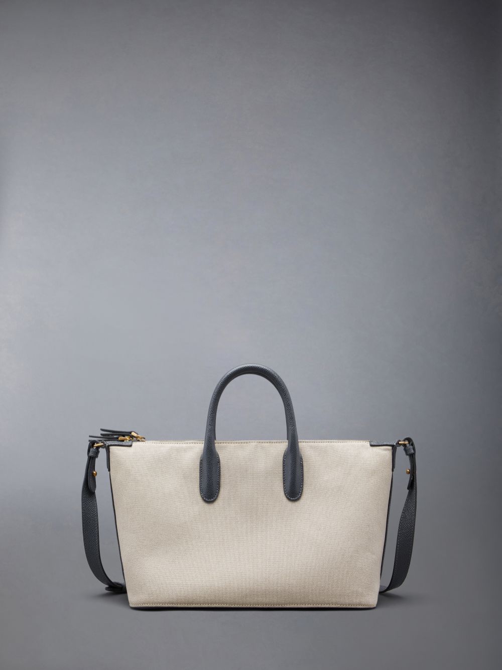 Thom Browne Cotton Canvas Small Women Duffle Bags Beige | JAN96X26704