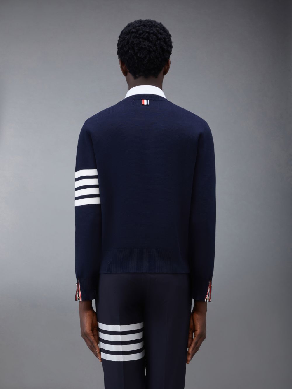 Thom Browne Cotton Crepe Men Pullover Blue | OXL69V11149