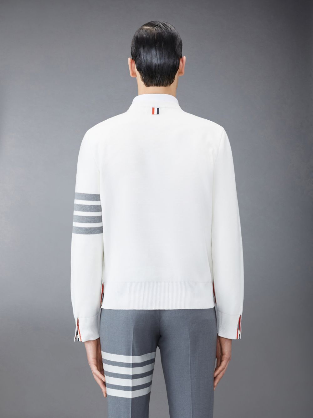 Thom Browne Cotton Crepe Men Pullover White | WCY65X58955