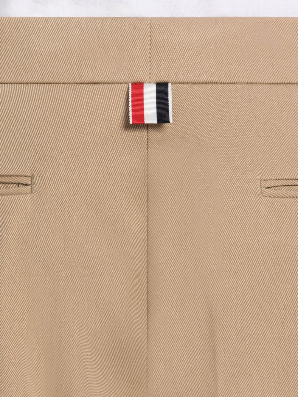 Thom Browne Cotton Gabardine Low Rise Slim Women Pants Brown | SVB60N43428