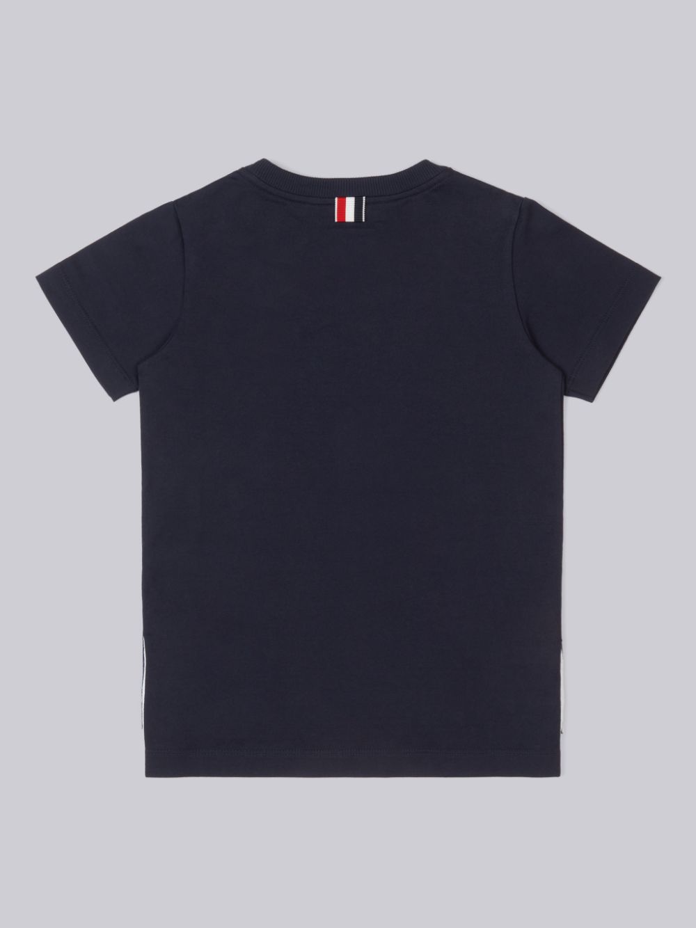 Thom Browne Cotton Jersey Short Sleeve Boys's T Shirts Navy | NKX75A25903