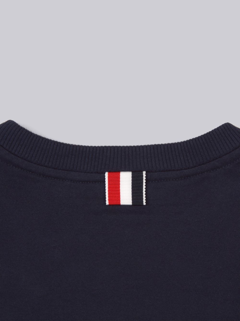 Thom Browne Cotton Jersey Short Sleeve Boys's T Shirts Navy | NKX75A25903