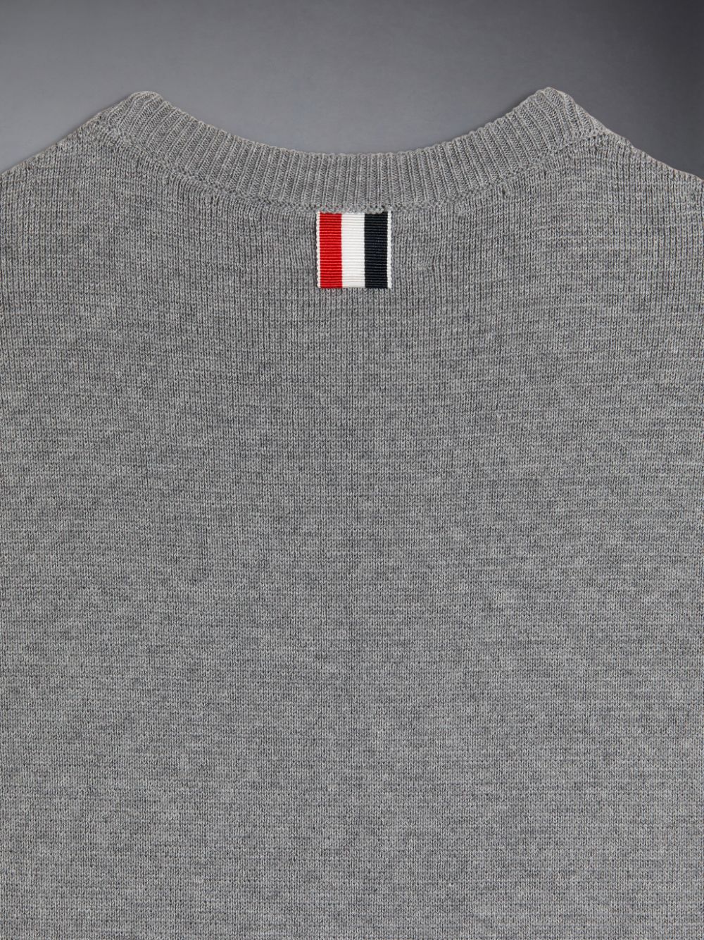 Thom Browne Cotton Milano 4-Bar Boys's Pullover Grey | JSU46X81609