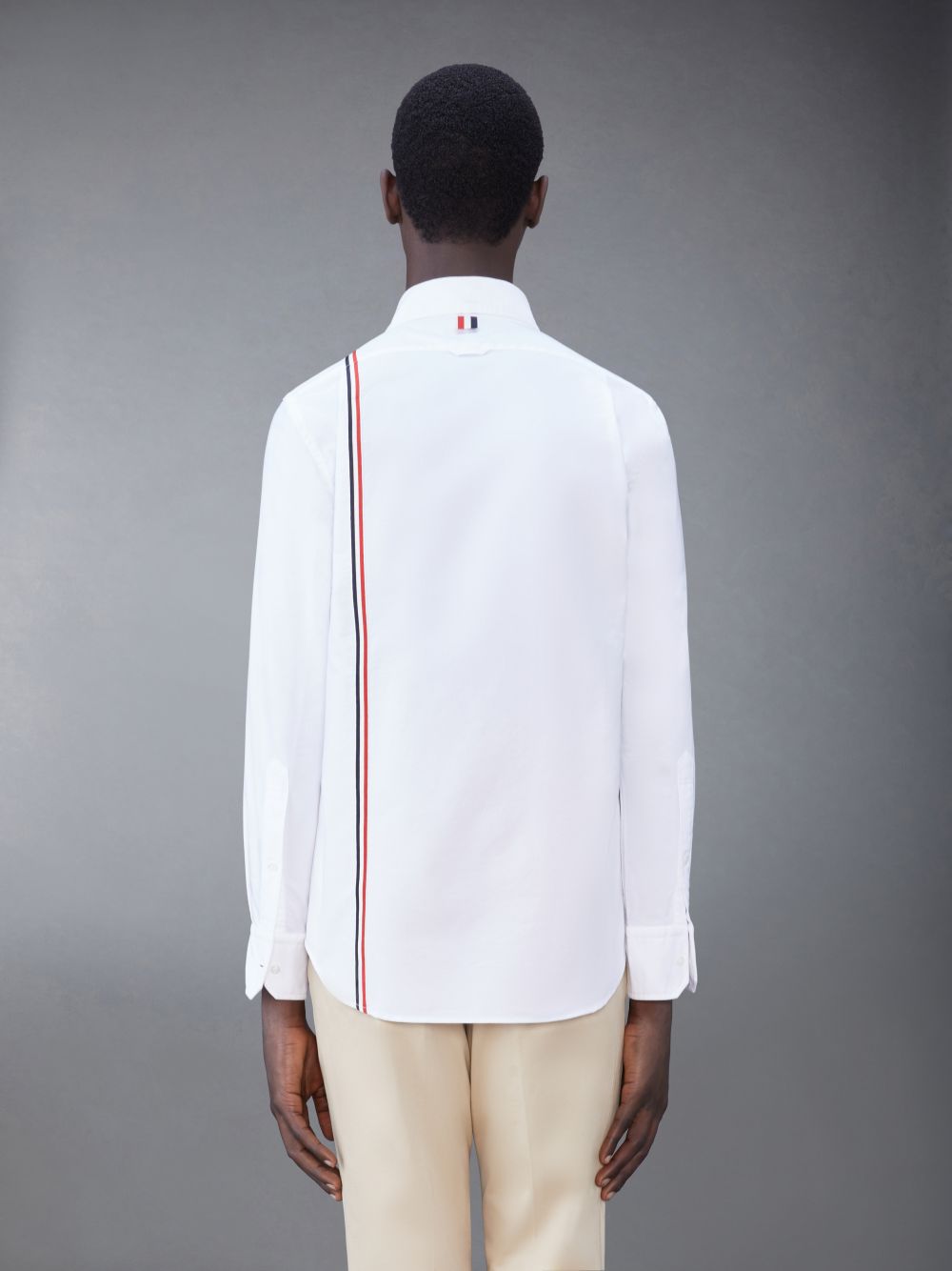 Thom Browne Cotton Oxford Men Shirts White | DKD88O13765