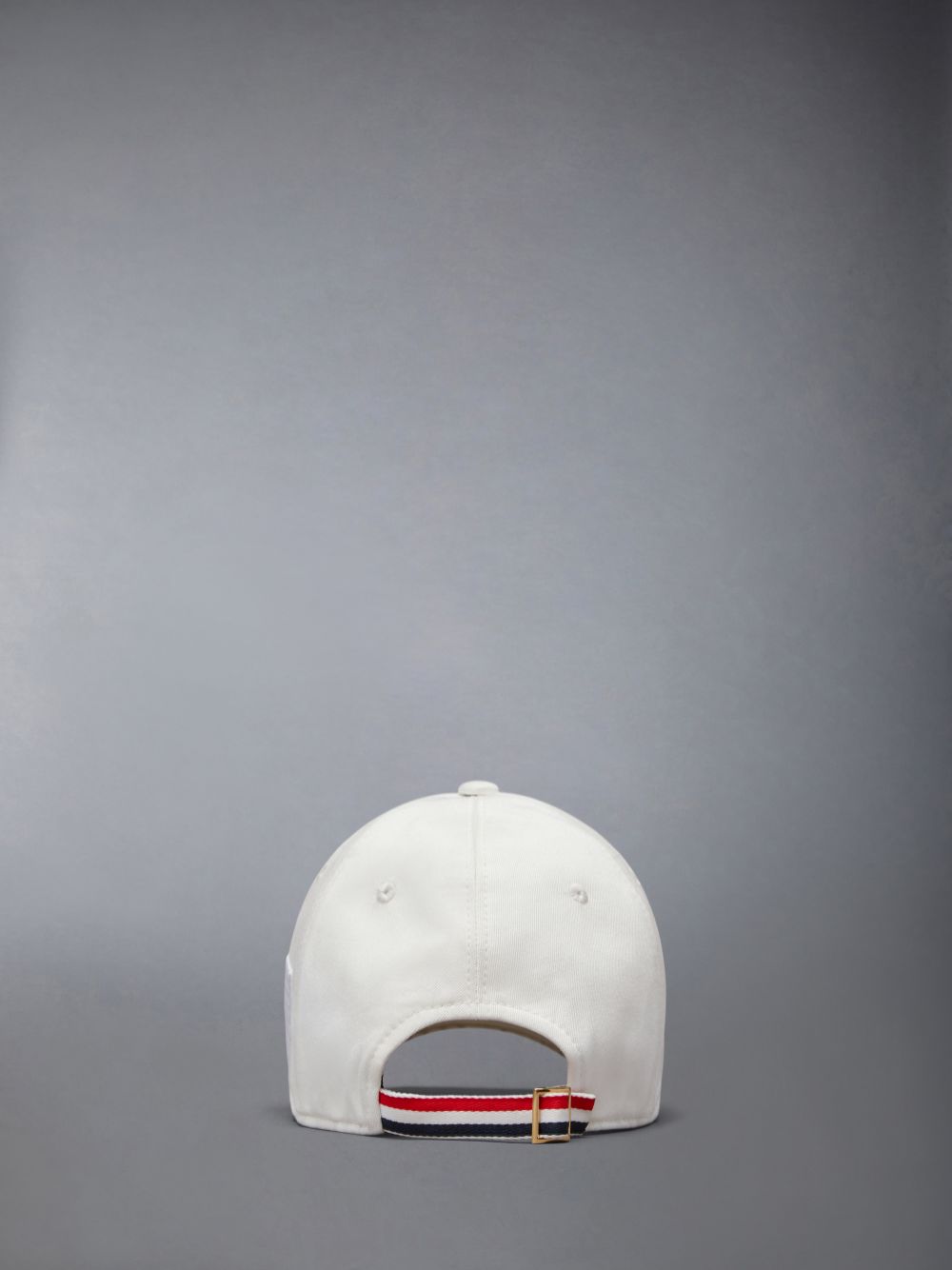 Thom Browne Cotton Twill Flag Patch Classic Baseball Men Caps White | HMH79U99593