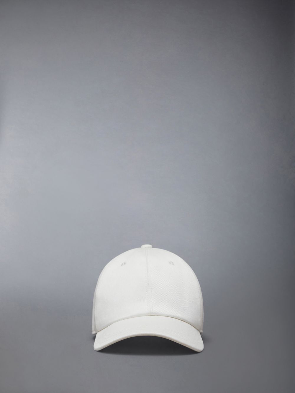 Thom Browne Cotton Twill Flag Patch Classic Baseball Men Caps White | HMH79U99593