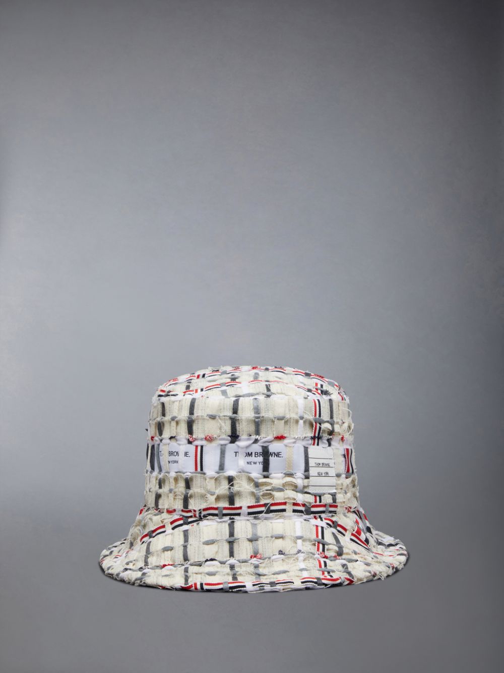 Thom Browne Deconstructed Tweed Men Bucket Hats Orange | AQT69R54931