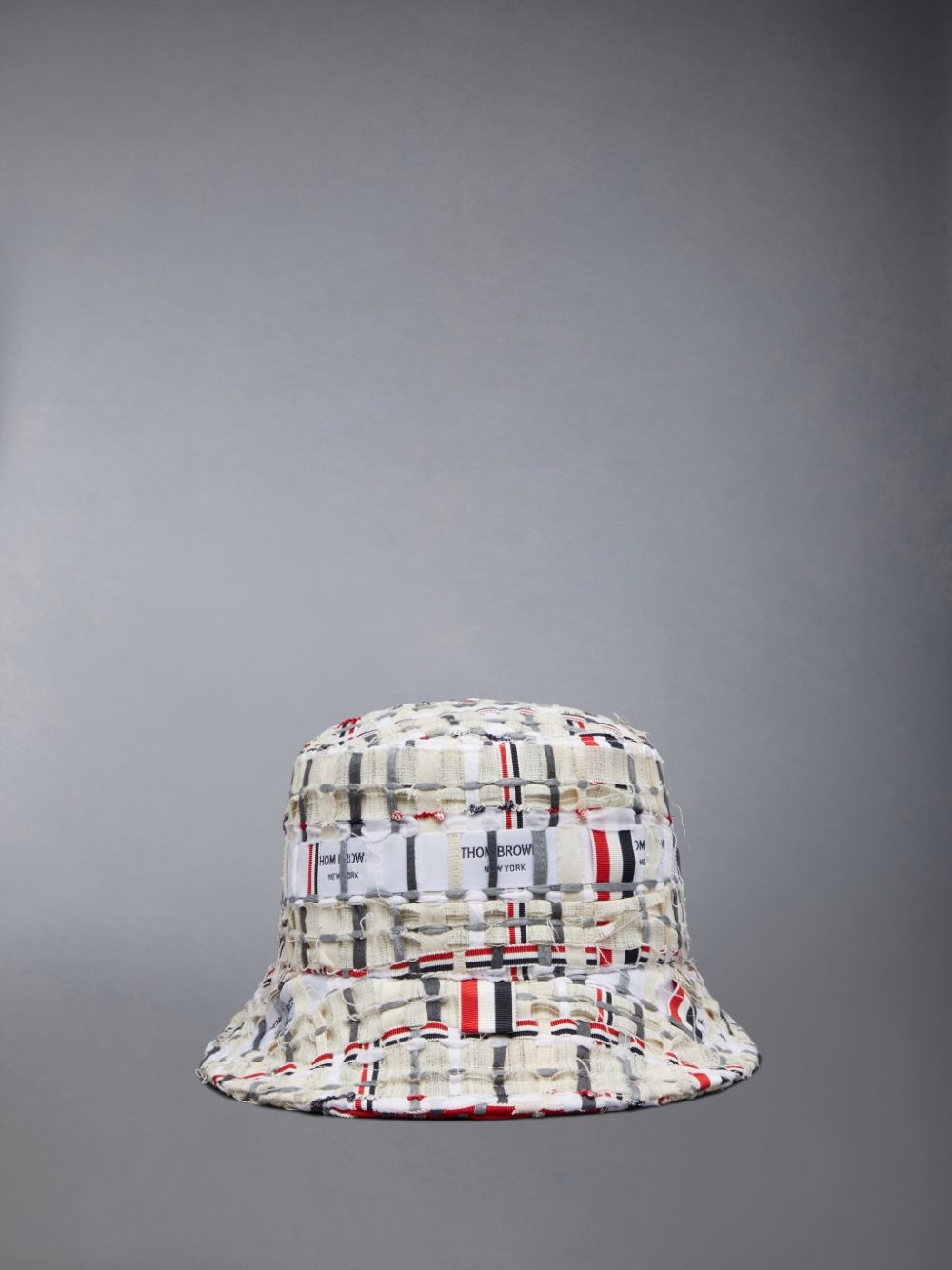 Thom Browne Deconstructed Tweed Women Bucket Hats Orange | JIG92Z34622