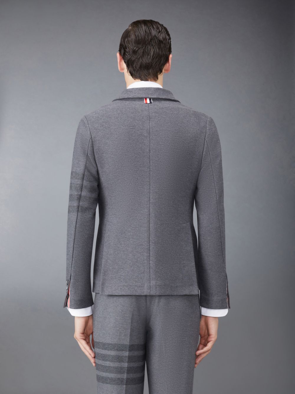 Thom Browne Double Face Tech Twill Sport Men Coats Grey | HRI62L42736