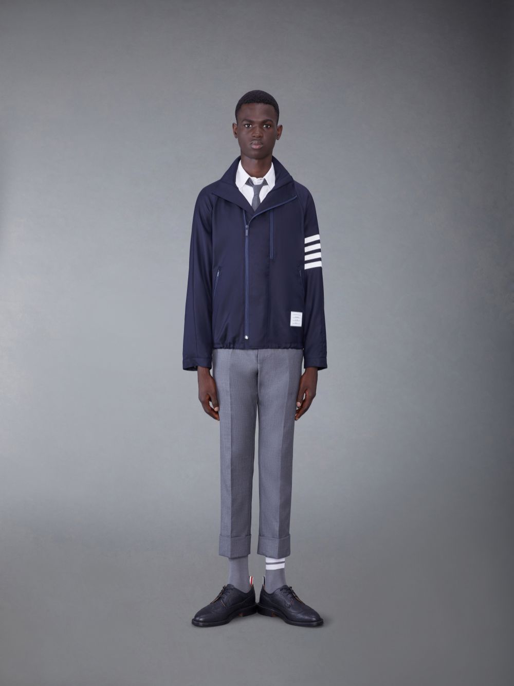 Thom Browne Double-zip Men Jackets Blue | UUF08S32548