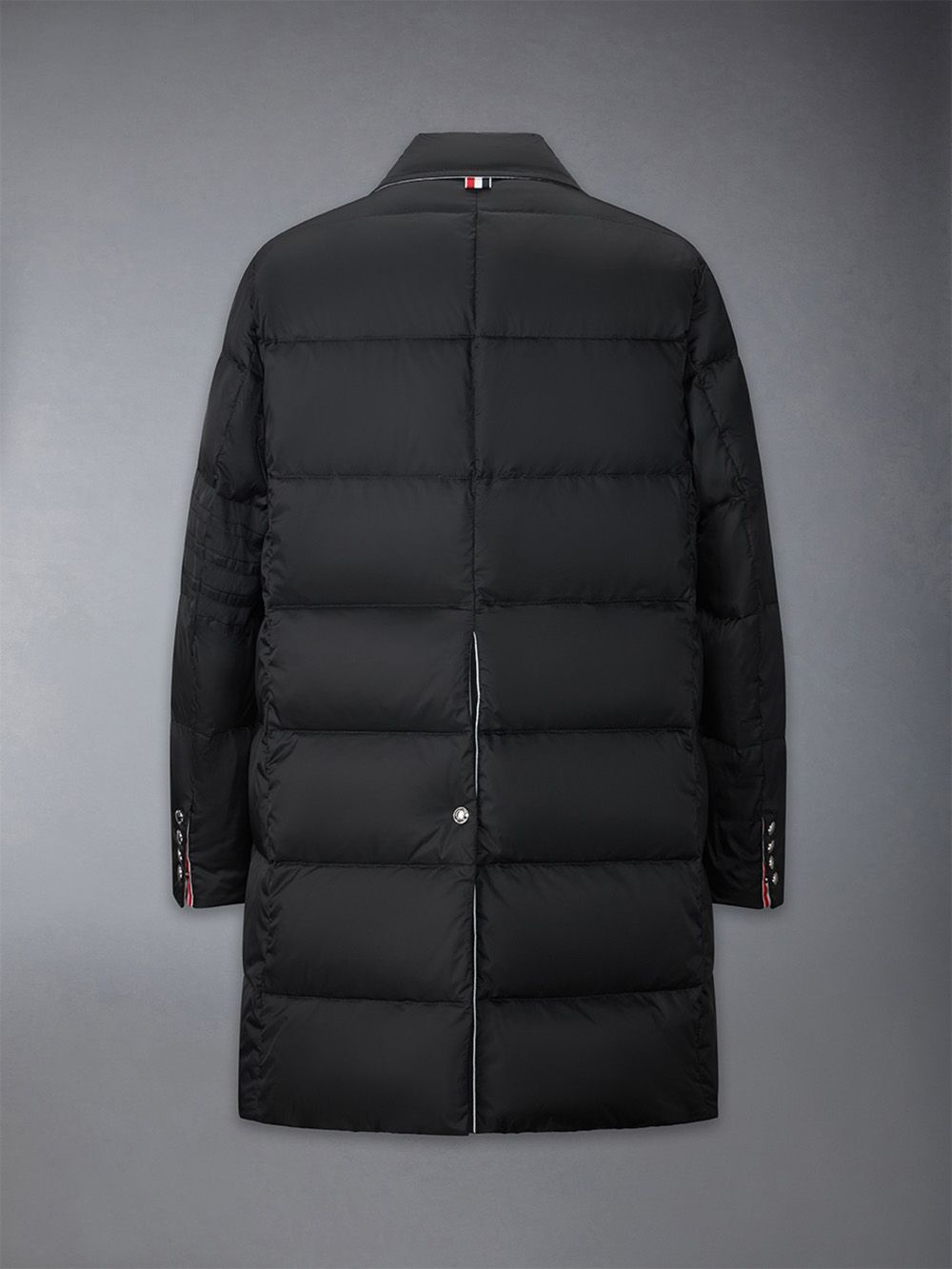 Thom Browne Downfilled 4-bar Classic Bal Collar Men Coats Black | NID32A12129