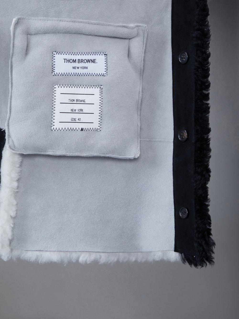 Thom Browne Dyed Shearling Women Cardigan White | RWO88X81286