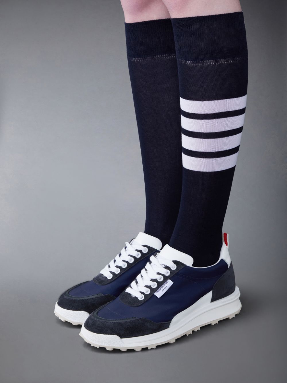 Thom Browne Eco Nylon Alumni Women Sneakers Blue | SZK93F09904