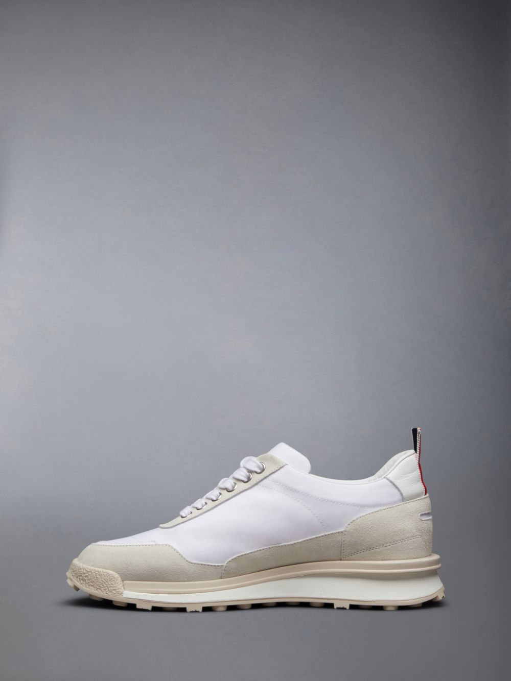 Thom Browne Eco Nylon Alumni Women Sneakers White | CNF89S94407