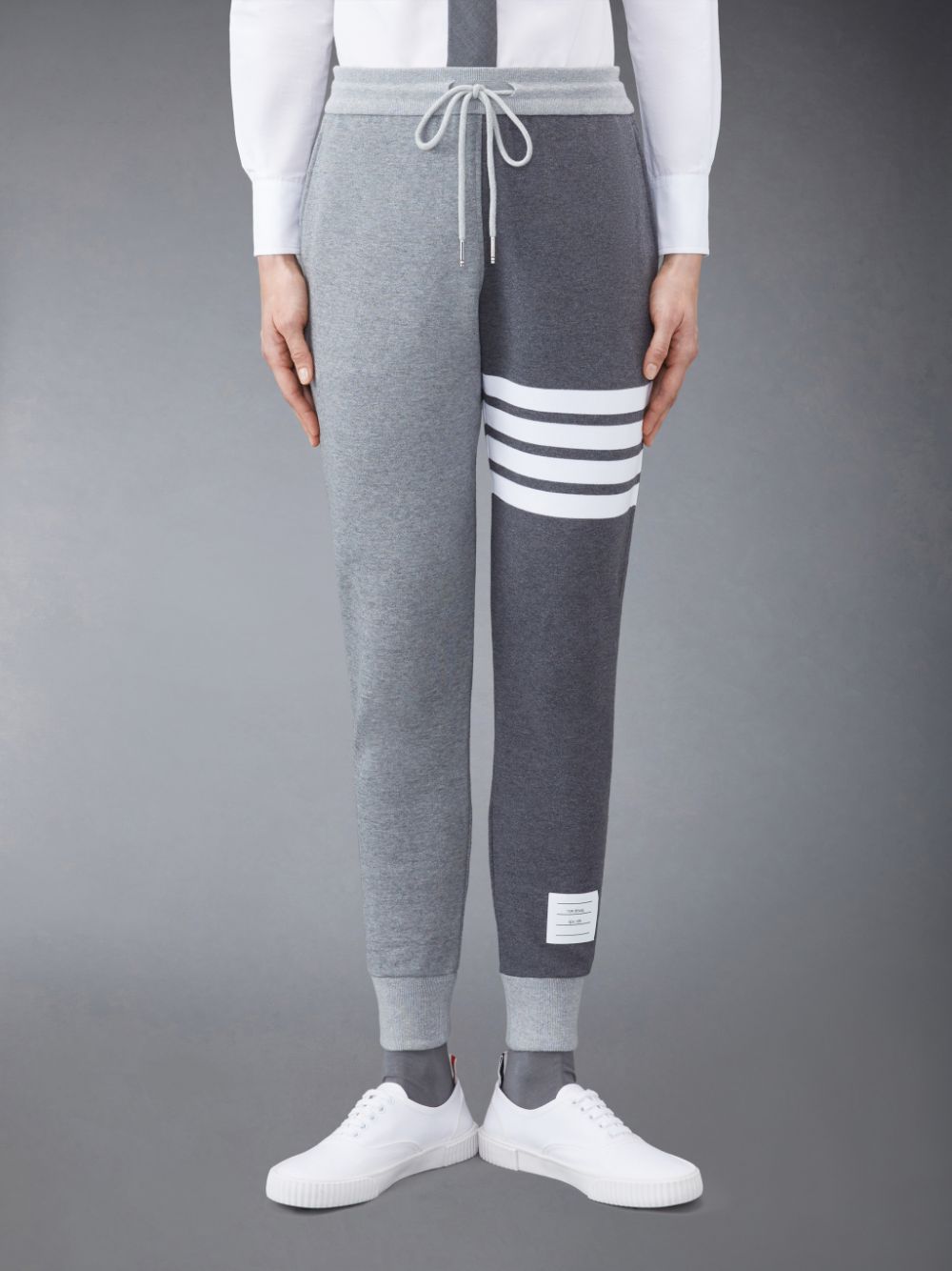 Thom Browne Funmix Loopback 4-Bar Women Sweatpants Grey | ZCG67Q94397