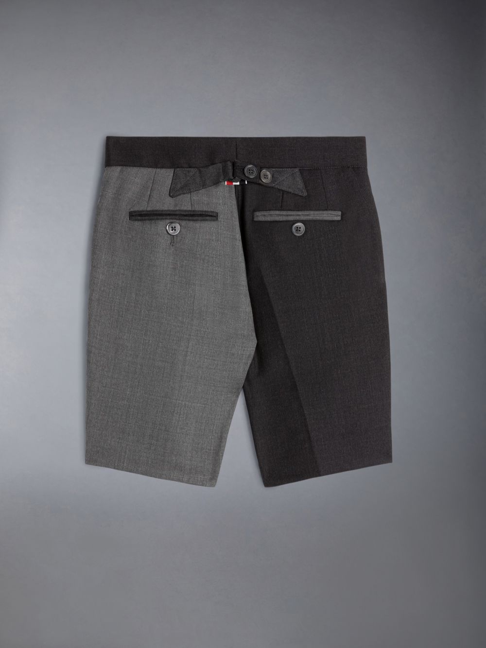 Thom Browne Funmix Twill Bermuda Boys's Shorts Grey | PQQ10U80679