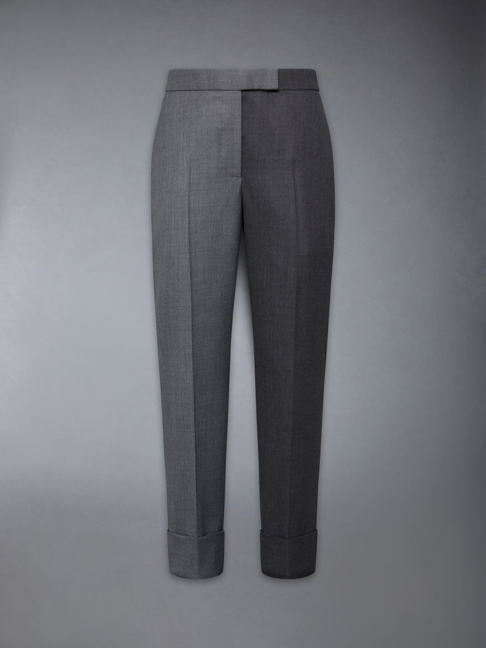 Thom Browne Funmix Twill Classic Back Strap Women Pants Grey | XWH65H48895