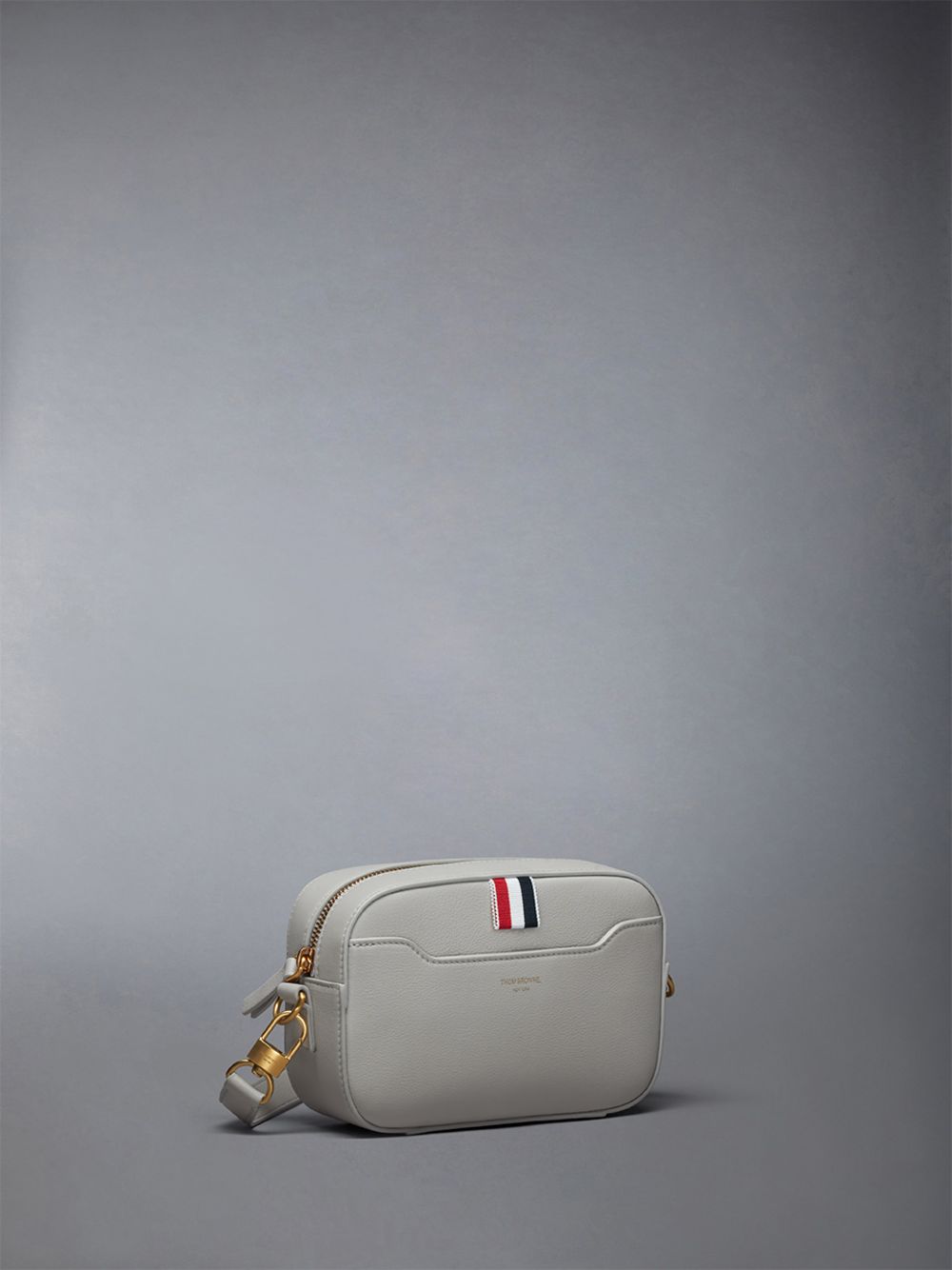 Thom Browne Horizontal Camera in Smooth Calf Women Tool Bags Beige | NAQ95Y79144