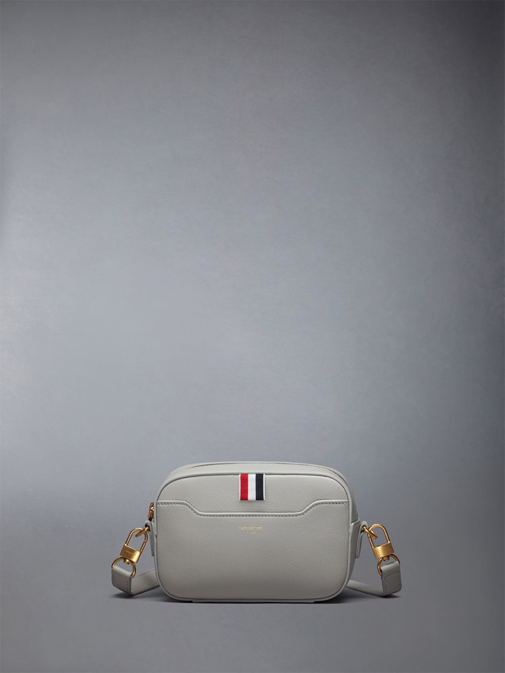 Thom Browne Horizontal Camera in Smooth Calf Women Tool Bags Beige | NAQ95Y79144