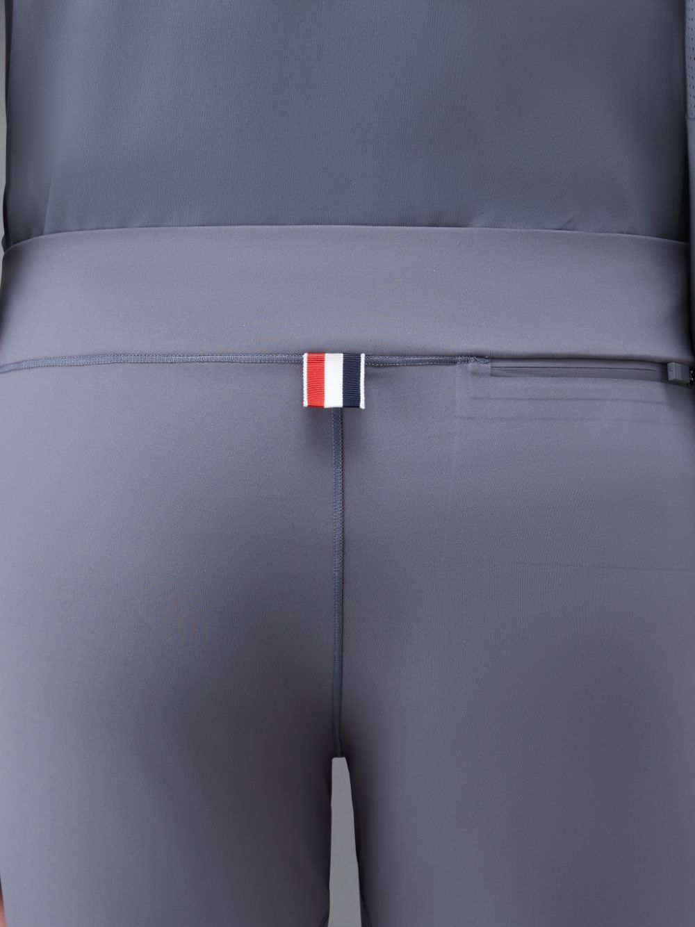 Thom Browne Interlock 4-Bar Compression Men Tight Grey | PII86O48705