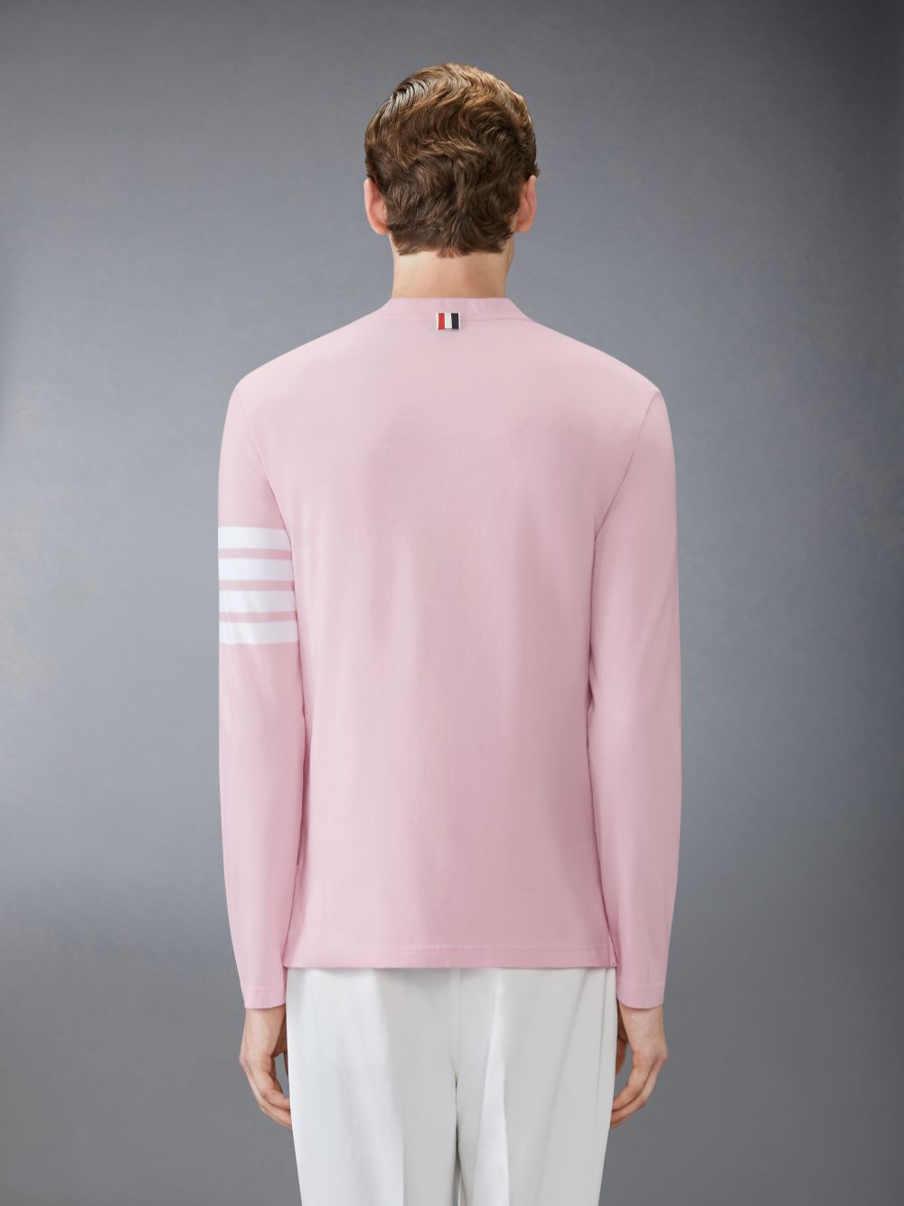 Thom Browne Jersey 4-Bar Men T Shirts Pink | YQO64K95770