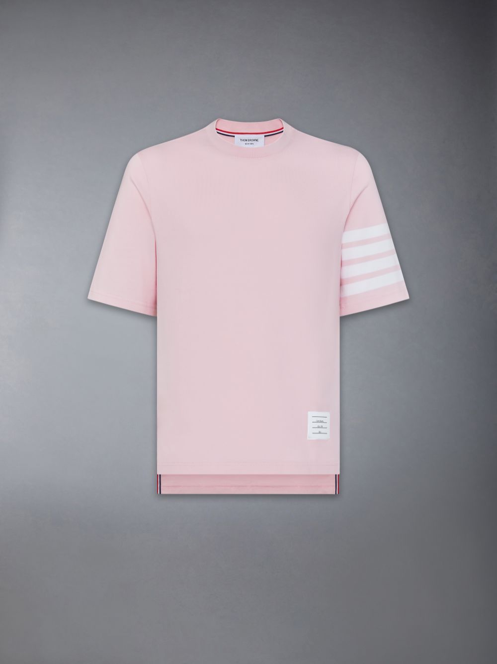 Thom Browne Jersey 4-Bar Short Sleeve Men T Shirts Pink | CHS53O52965