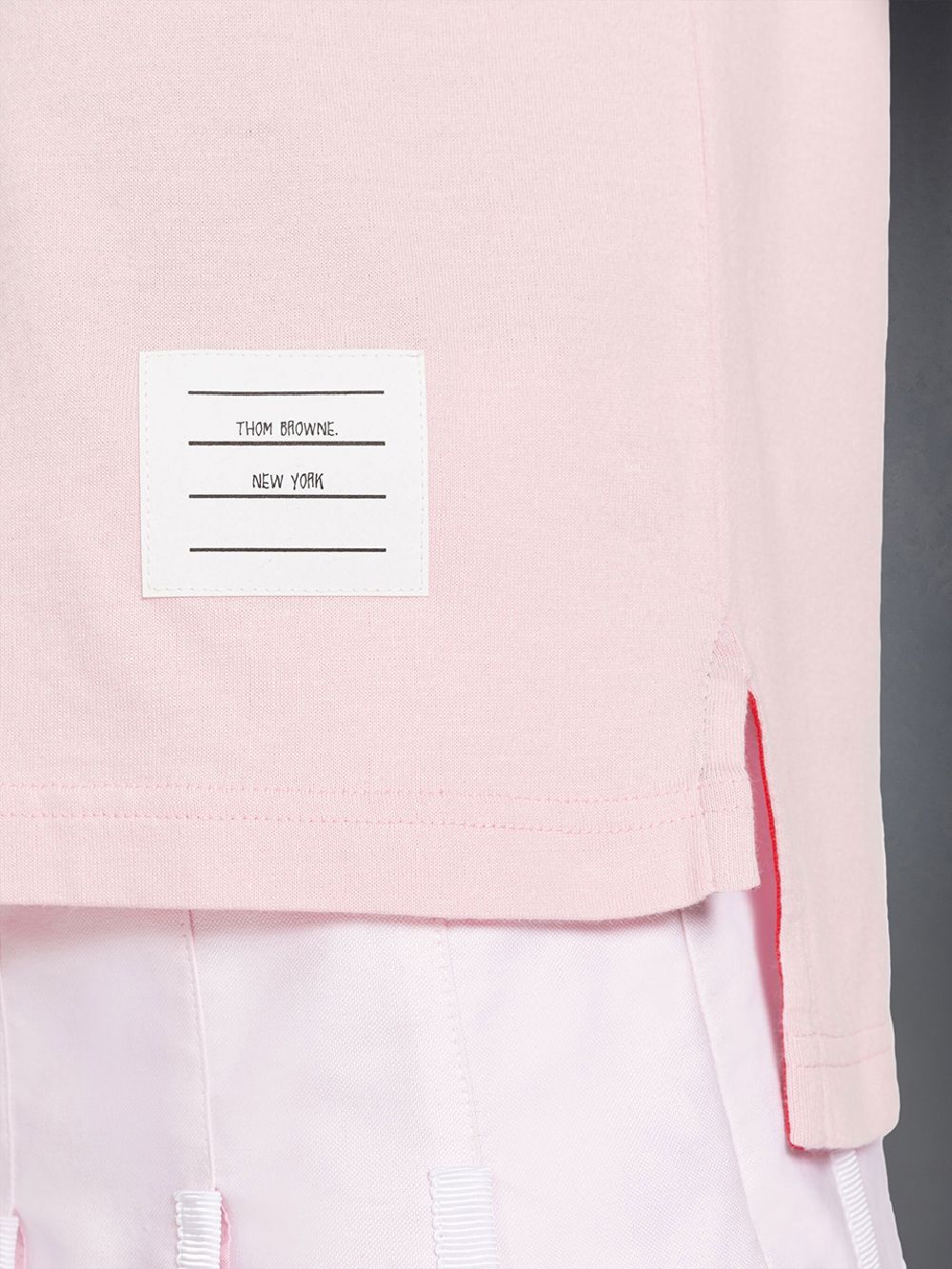 Thom Browne Jersey 4-Bar Short Sleeve Women T Shirts Pink | LZE99R95091