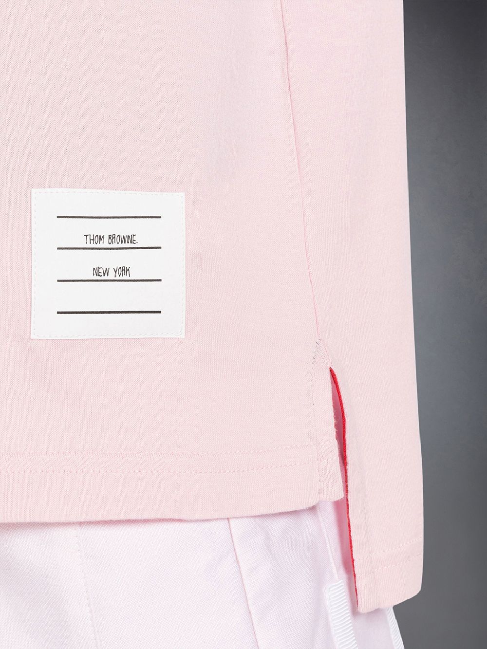 Thom Browne Jersey 4-Bar Women T Shirts Pink | HVI71Q04821