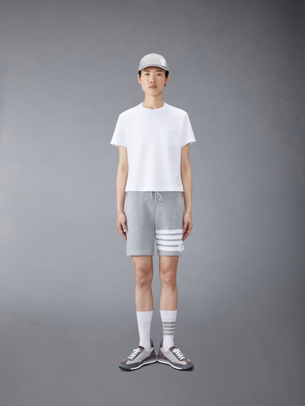 Thom Browne Jersey Boxy Pocket Women T Shirts White | DMA23C05939