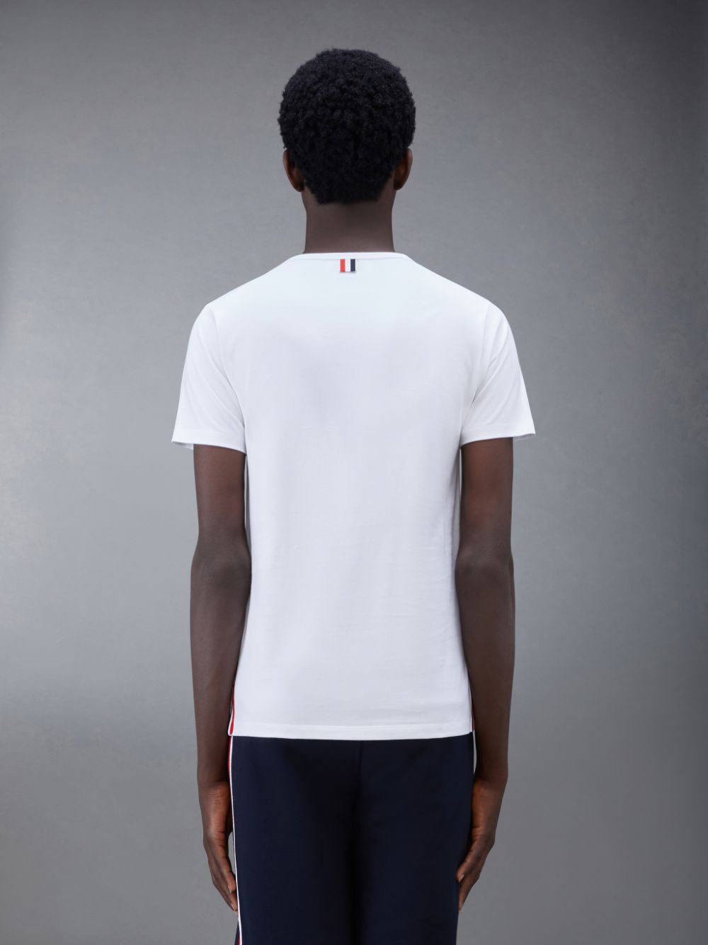 Thom Browne Jersey Pocket Men T Shirts White | UEG96A99693