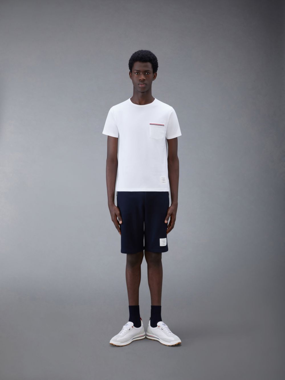 Thom Browne Jersey Pocket Men T Shirts White | UEG96A99693