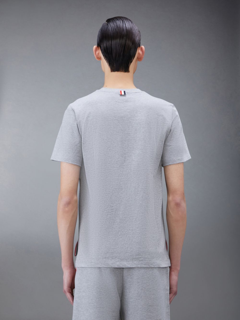 Thom Browne Jersey Relaxed Side Slit Men T Shirts Grey | RRK76T18726