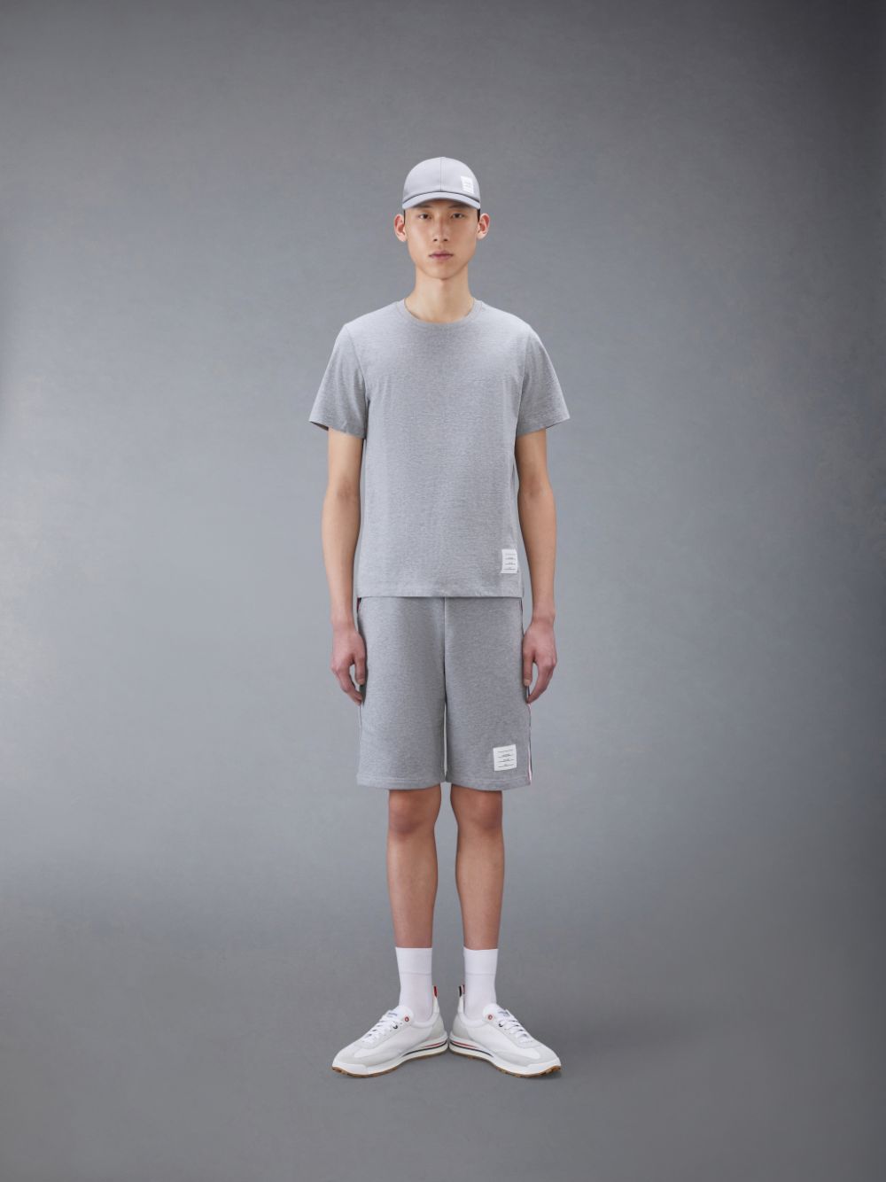 Thom Browne Jersey Relaxed Side Slit Men T Shirts Grey | RRK76T18726